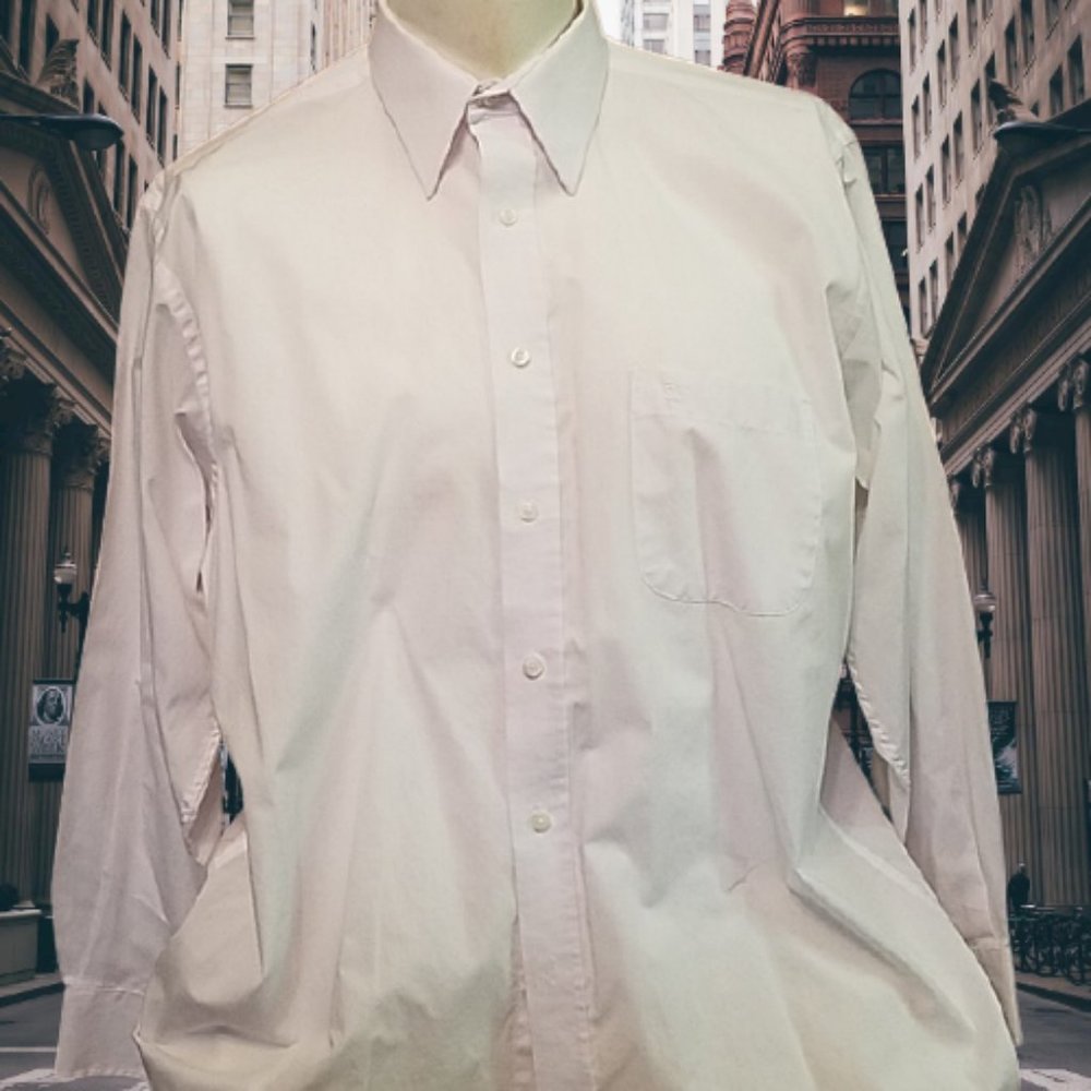 5/$15 Men's White Pierre Cardin shirt